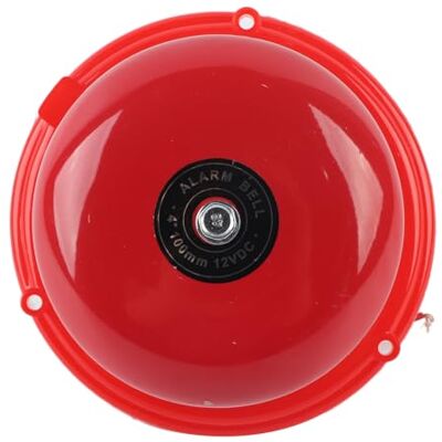 Sonew 4 inch brandalarm bel, elektrische veiligheid type 12V/24V/220V elektrische veiligheid interne staking metalen brandbestrijding 100dB (12V) Sonew 4 inch brandalarm bel, elektrische veiligheid type 12V/24V/220V elektrische veiligheid interne staking metalen brandbestrijding 100dB (12V)