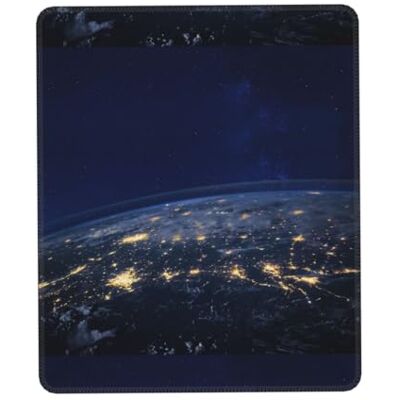 LimPac View of Earth Tapis de souris de jeu avec bord cousu, base en caoutchouc antidérapant, glisse facile, durable, plusieurs tailles LimPac View of Earth Tapis de souris de jeu avec bord cousu, base en caoutchouc antidérapant, glisse facile, durable, plusieurs tailles
