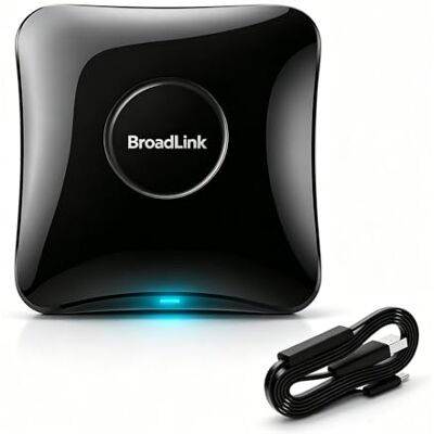 Broadlink RM4 pro S en sensorkabelset, universele IR RF-afstandsbedieningshub met USB-kabel Temperatuur-vochtigheidsmeter USB-kabel, werkt met Alexa, Google Home, IFTTT Broadlink RM4 pro S en sensorkabelset, universele IR RF-afstandsbedieningshub met USB-kabel Temperatuur-vochtigheidsmeter USB-kabel, werkt met Alexa, Google Home, IFTTT