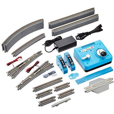 Kato 20-853 Unitrack (BM2) Set ovale/doorgangsrails met controller Kato 20-853 Unitrack (BM2) Set ovale/doorgangsrails met controller