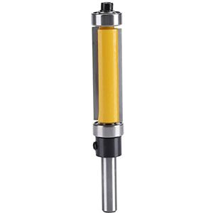 Raguso Schachtfrees Bont Vlak Trim Router Bit Met Houtfrees Voor Bovenste en Onderste Lagers 1-1/2 "H * 1/4" Schacht Houtbewerking Tool Raguso Schachtfrees Bont Vlak Trim Router Bit Met Houtfrees Voor Bovenste en Onderste Lagers 1-1/2 "H * 1/4" Schacht Houtbewerking Tool