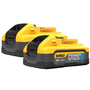DeWalt DCBP518H2-XJ Powerstack batterijset 2 x 18 V XR 5 Ah DeWalt DCBP518H2-XJ Powerstack batterijset 2 x 18 V XR 5 Ah