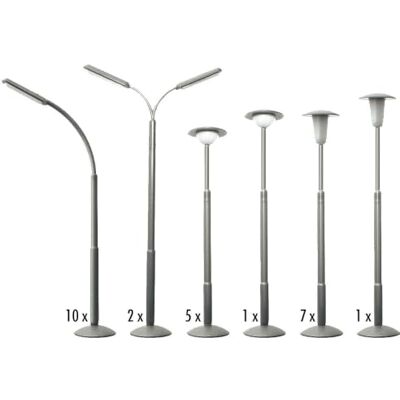 Faller F180538 Modelbouw Vloerlampenset Faller F180538 Modelbouw Vloerlampenset
