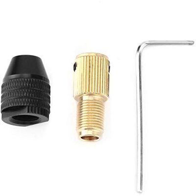YWBL-WH Mini-boorhouder, snelspanboorhouder, adapter voor elektrische boormachine, spancapaciteit van 0,3 tot 3,4 mm (2,35 mm gat) YWBL-WH Mini-boorhouder, snelspanboorhouder, adapter voor elektrische boormachine, spancapaciteit van 0,3 tot 3,4 mm (2,35 mm gat)