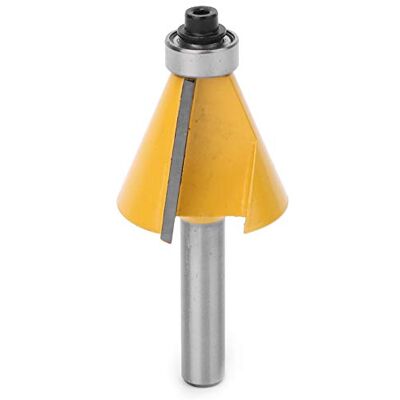 Garosa Schaaffrees met lagers, schacht 8 mm, hoek 22,5 °, YG6-legering, voor hout en metaal, professioneel gereedschap Garosa Schaaffrees met lagers, schacht 8 mm, hoek 22,5 °, YG6-legering, voor hout en metaal, professioneel gereedschap