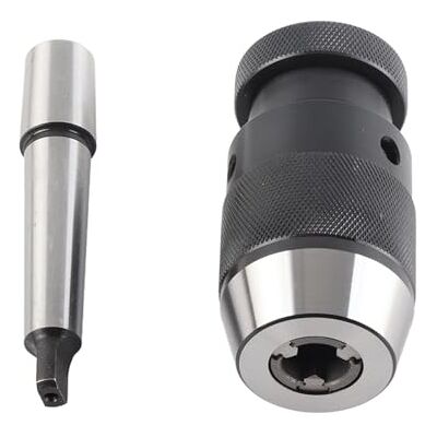 Oumefar Precisieboorhouder van staal 0,002 capaciteit van 1 tot 16 mm sleutelloze boorhouder boorhouder voor torenboorhouder met conische boorhouder MT2-JT3 Oumefar Precisieboorhouder van staal 0,002 capaciteit van 1 tot 16 mm sleutelloze boorhouder boorhouder voor torenboorhouder met conische boorhouder MT2-JT3