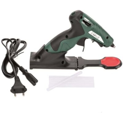 GLOREX 12 W groen draadloos lijmpistool met laadstation GLOREX 12 W groen draadloos lijmpistool met laadstation