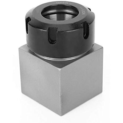 Hongzer ER32 Collet Block Square/Hex, ER32 Collet Block Chuck Collet Holder voor draaibank Graveermachine, Industriële klemdoornen (Square) Hongzer ER32 Collet Block Square/Hex, ER32 Collet Block Chuck Collet Holder voor draaibank Graveermachine, Industriële klemdoornen (Square)