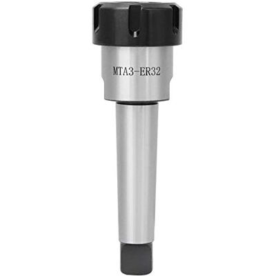 Vikye Morse Kegelklem Boorhouder, MTA3 Morse Taper Collet Chuck Holder Koolstofstaal CNC Freesdraaibank Onderdelen M12(MTA3-ER32) Vikye Morse Kegelklem Boorhouder, MTA3 Morse Taper Collet Chuck Holder Koolstofstaal CNC Freesdraaibank Onderdelen M12(MTA3-ER32)