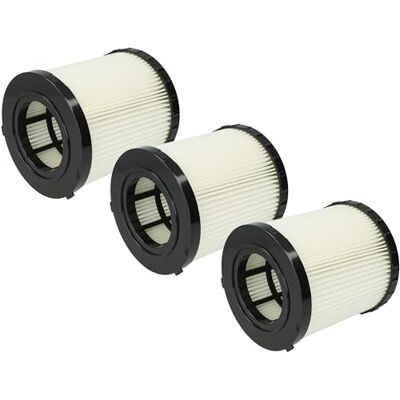 vhbw 3 geplooide filters compatibel met Dewalt DCV581h DCV584l, DCV580h, DCV582, DCV580, DCV581 Stofzuiger, cartridgefilter zwart-wit vhbw 3 geplooide filters compatibel met Dewalt DCV581h DCV584l, DCV580h, DCV582, DCV580, DCV581 Stofzuiger, cartridgefilter zwart-wit