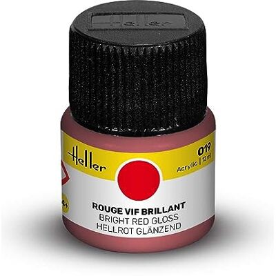 Heller 9019 – modelbouw – rood glanzend Heller 9019 – modelbouw – rood glanzend
