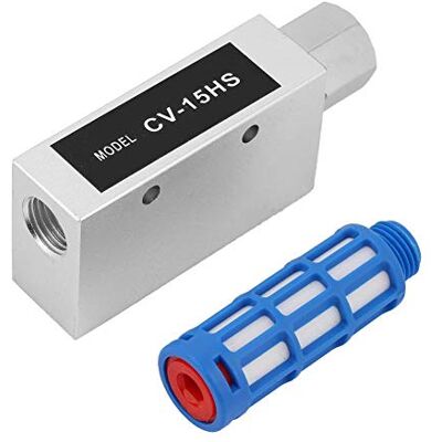 Akozon Vacuum Ejector E CV-15HS Uitlaat Lucht Vacuüm Generator Pneumatische Uitwerper Met Uitlaatdemper Akozon Vacuum Ejector E CV-15HS Uitlaat Lucht Vacuüm Generator Pneumatische Uitwerper Met Uitlaatdemper