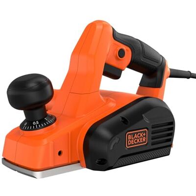 Black & Decker Cepillo Elektrische 710W, velocidad 16.500 rpm, kabel 0-2 mm, corte anker 82mm, rebaje profundidad 11mm. Inclusief adapter voor stofzuigers van vaciado Black & Decker Cepillo Elektrische 710W, velocidad 16.500 rpm, kabel 0-2 mm, corte anker 82mm, rebaje profundidad 11mm. Inclusief adapter voor stofzuigers van vaciado