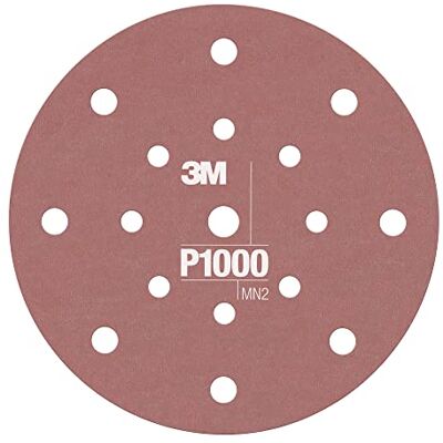 3M HookitDisc 34407 25 stuks flexibele stofvrije slijpschijven 15,2 cm (P1000 7H) 3M HookitDisc 34407 25 stuks flexibele stofvrije slijpschijven 15,2 cm (P1000 7H)