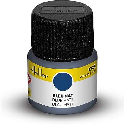 Heller 9025 modelbouw mat blauw Heller 9025 modelbouw mat blauw
