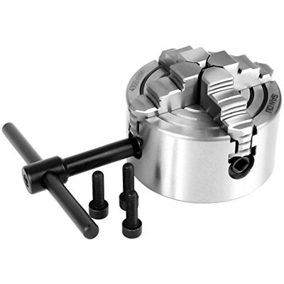 GOTOTOP K72-80 draaibank boorhouder 4 bits, onafhankelijk, verstelbaar en omkeerbaar, diameter 80 mm, metaal, accessoires voor draaimachine voor houtfreesmachines GOTOTOP K72-80 draaibank boorhouder 4 bits, onafhankelijk, verstelbaar en omkeerbaar, diameter 80 mm, metaal, accessoires voor draaimachine voor houtfreesmachines