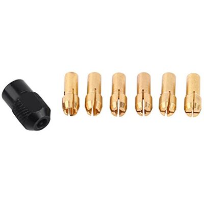 Akozon Collet Chuck hulzen 1 mm 3,2 mm met kap M8 0,75 geschikt voor elektrisch draaigereedschap Chuck Akozon Collet Chuck hulzen 1 mm 3,2 mm met kap M8 0,75 geschikt voor elektrisch draaigereedschap Chuck