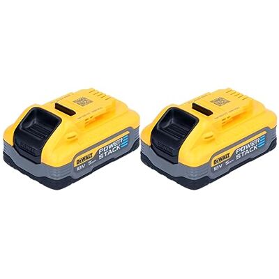 DeWalt DCBP518H2-XJ Powerstack batterijset 2 x 18 V XR 5 Ah DeWalt DCBP518H2-XJ Powerstack batterijset 2 x 18 V XR 5 Ah