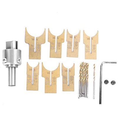 Oumefar 14-25 mm houten kralen, boor, van gelegeerd staal, houten kralen, parels, fabrikant, 18 stuks, parels, frezen, bal, router Oumefar 14-25 mm houten kralen, boor, van gelegeerd staal, houten kralen, parels, fabrikant, 18 stuks, parels, frezen, bal, router
