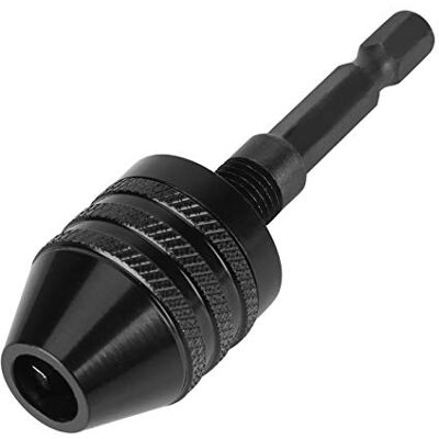 TOPINCN Snelspanboorhouder 1/4 inch aansluiting handgreep zonder sleutel met boorhouderschacht capaciteit 0,8 – 8 mm voor boorschroevendraaier. TOPINCN Snelspanboorhouder 1/4 inch aansluiting handgreep zonder sleutel met boorhouderschacht capaciteit 0,8 – 8 mm voor boorschroevendraaier.