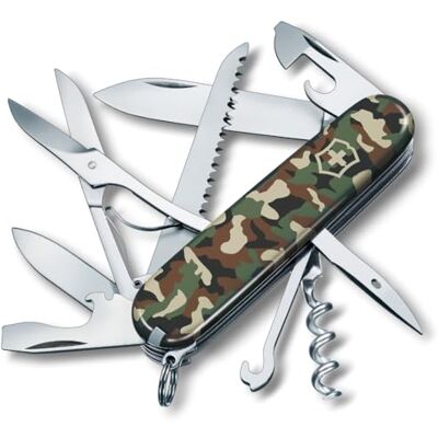 Victorinox Taschenmesser Huntsman (15 functies, schere, houtzagen, kurkentrekker, kapselschaar, Drahtabisolier) Victorinox Taschenmesser Huntsman (15 functies, schere, houtzagen, kurkentrekker, kapselschaar, Drahtabisolier)