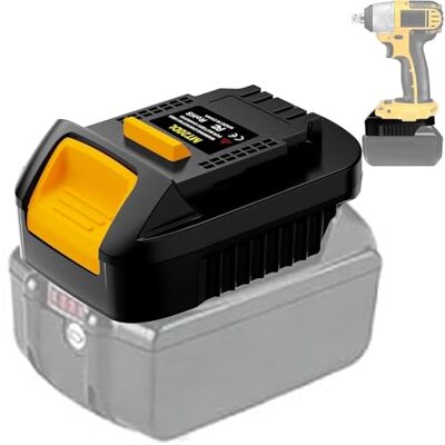 TEPULAS MT20DL Batterijadapter voor Makita naar Dewalt Tool, converteert adapter voor Makita 18V BL1820 BL1830 BL1840 lithiumbatterij als vervanging voor DeWalt 20V DCB200 lithiumbatterij TEPULAS MT20DL Batterijadapter voor Makita naar Dewalt Tool, converteert adapter voor Makita 18V BL1820 BL1830 BL1840 lithiumbatterij als vervanging voor DeWalt 20V DCB200 lithiumbatterij