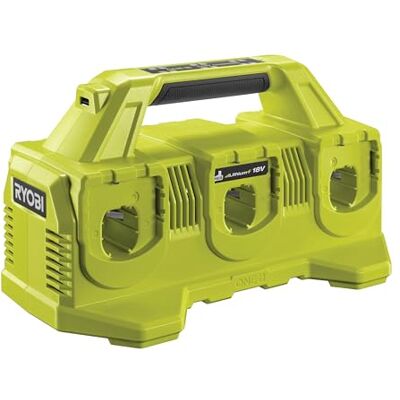 RYOBI 18V 6-poorts lithium sequentiële oplader RC18640 RYOBI 18V 6-poorts lithium sequentiële oplader RC18640