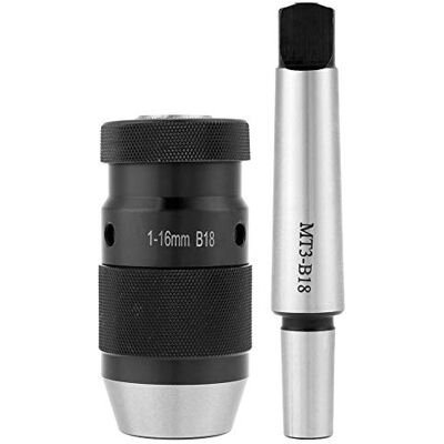 GOTOTOP Nauwsluitende precisieboorhouder capaciteit 1-16 mm 45# staal met conische boorhouder voor boormachines en freesmachines GOTOTOP Nauwsluitende precisieboorhouder capaciteit 1-16 mm 45# staal met conische boorhouder voor boormachines en freesmachines