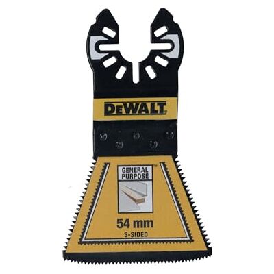 DeWalt 54 mm 3-zijdig bi-metaal oscillating mes (5 stuks), DT20775-QZ DeWalt 54 mm 3-zijdig bi-metaal oscillating mes (5 stuks), DT20775-QZ