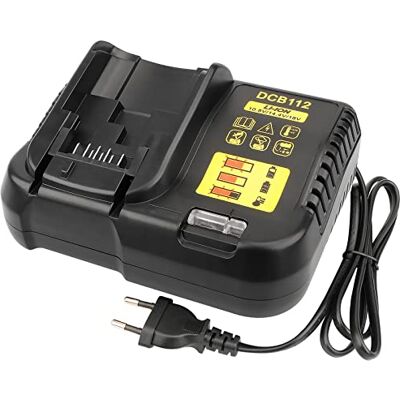 Waitley Li-ion acculader 10,8 V 18 V voor DeWalt DCB112 DCB115 XR Multi Voltage Waitley Li-ion acculader 10,8 V 18 V voor DeWalt DCB112 DCB115 XR Multi Voltage