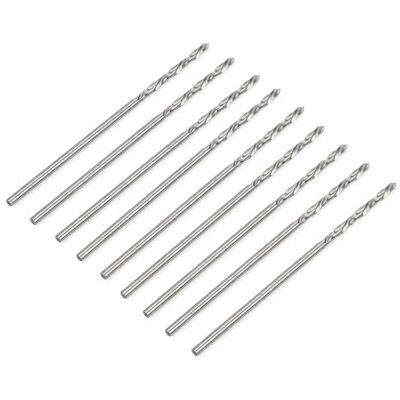 KUIDAMOS HSS spiraalboor, 10 stuks, 1 mm HSS kobalt spiraalboorset booraccessoires 1 mm spiraalboor voor hout, staal, metaal, kunststof KUIDAMOS HSS spiraalboor, 10 stuks, 1 mm HSS kobalt spiraalboorset booraccessoires 1 mm spiraalboor voor hout, staal, metaal, kunststof