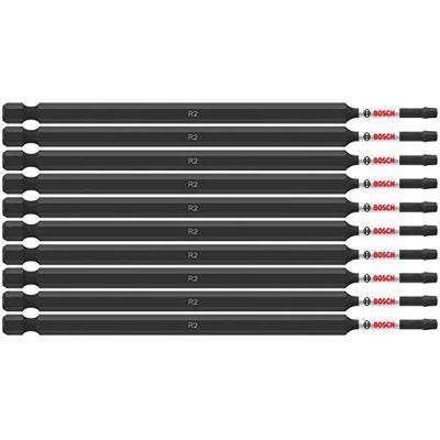 Bosch ITSQ26B 10-pack 6 In. Square #2 Impact Tough Schroevendraaier Power Bits Bosch ITSQ26B 10-pack 6 In. Square #2 Impact Tough Schroevendraaier Power Bits