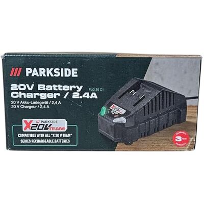 Grizzly Tools Parkside oplader voor Parkside apparaten met oplaadkabel 21,5 V 2,4 A PLG 20 A1 (oplader) Grizzly Tools Parkside oplader voor Parkside apparaten met oplaadkabel 21,5 V 2,4 A PLG 20 A1 (oplader)