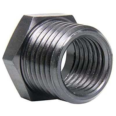 SBTRKT Torenspindeladapter, schroefdraad M33 x 3,5 tot 3/4 inch x 16TPI, accessoires voor houtdraaigereedschap, zwart SBTRKT Torenspindeladapter, schroefdraad M33 x 3,5 tot 3/4 inch x 16TPI, accessoires voor houtdraaigereedschap, zwart