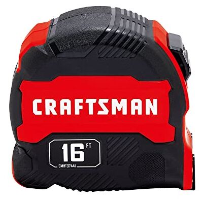 Craftsman Meetlint, compact en gemakkelijk vast te pakken, 4,8 m (CMHT37441S) Craftsman Meetlint, compact en gemakkelijk vast te pakken, 4,8 m (CMHT37441S)