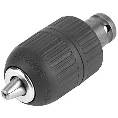 Vikye Boorhouder boorhouder zonder sleutel 2 13 mm 1/2 inch 20UNF met 1/2 inch boorhouder adapter voor het stevig verbinden van de boorhouder en de slagsleutel voor de omzetting door slagschroevendraaier Vikye Boorhouder boorhouder zonder sleutel 2 13 mm 1/2 inch 20UNF met 1/2 inch boorhouder adapter voor het stevig verbinden van de boorhouder en de slagsleutel voor de omzetting door slagschroevendraaier