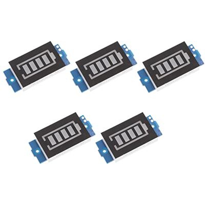 TECNOULAB 5 stuks 4S 16.8V 18650 Lithium Batterij Capaciteit Power Level Indicator Blauw Display TECNOULAB 5 stuks 4S 16.8V 18650 Lithium Batterij Capaciteit Power Level Indicator Blauw Display