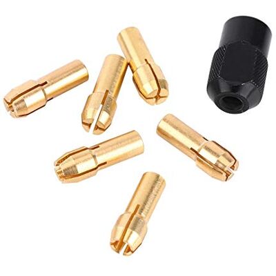 Keenso Klemhouder M8 x 0,75 mm zwart dopmaat voor elektrisch gereedschap messing en koolstofstaal Draai de boorkop handmatig vast voor rotatiegereedschap Keenso Klemhouder M8 x 0,75 mm zwart dopmaat voor elektrisch gereedschap messing en koolstofstaal Draai de boorkop handmatig vast voor rotatiegereedschap