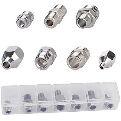 Fengda Airbrush-adapter voor airbrush en luchtcompressor, 7 stuks Fengda Airbrush-adapter voor airbrush en luchtcompressor, 7 stuks
