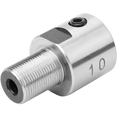 Fafeicy Elektrische boorhouder, roestvrijstalen stang voor draaibank (10 mm M14 x 1) Fafeicy Elektrische boorhouder, roestvrijstalen stang voor draaibank (10 mm M14 x 1)