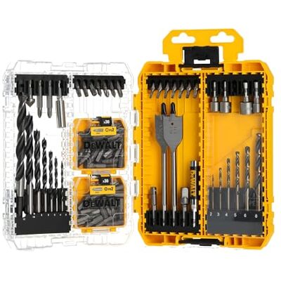 DeWalt DT70784-QZ Boorschroevendraaieraccessoires en boorset, 100 stuks DeWalt DT70784-QZ Boorschroevendraaieraccessoires en boorset, 100 stuks
