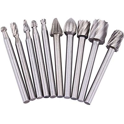 Shanrya Fresa, Jadpes Burr File, si van staal met hoge snelheid, eenvoudig snijden van hout, snijgereedschapsset, codole, rond, voor Dremel Router voor hout in m Shanrya Fresa, Jadpes Burr File, si van staal met hoge snelheid, eenvoudig snijden van hout, snijgereedschapsset, codole, rond, voor Dremel Router voor hout in m