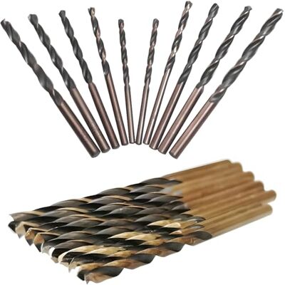 CESFONJER HSS High Speed Staal Spiraalboor, Kobalt Hoge Snelheid Staal Boren, Metalen Boor, 3mm 2P, 3.5mm 2P, 4mm 2P, 4.5mm 2P, 5mm 2P (10 stuks) CESFONJER HSS High Speed Staal Spiraalboor, Kobalt Hoge Snelheid Staal Boren, Metalen Boor, 3mm 2P, 3.5mm 2P, 4mm 2P, 4.5mm 2P, 5mm 2P (10 stuks)