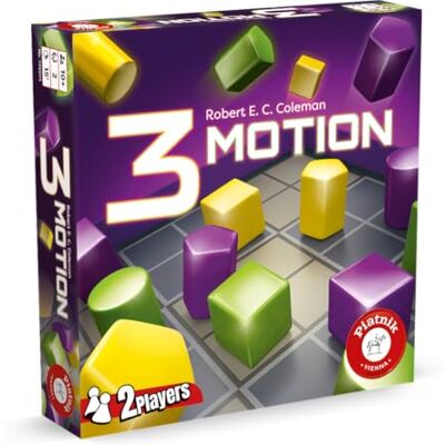 Piatnik 3Motion: 2-personenspel! Strategiespel volgens bekend patroon; lichte regel- maar slecht voor de meesten Piatnik 3Motion: 2-personenspel! Strategiespel volgens bekend patroon; lichte regel- maar slecht voor de meesten
