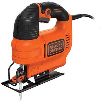 Black & Decker Sierra de Calar 520W, variabele velocidad 0-3.000 cpm, 0-45º, 19 mm lengte 19 mm. Inclusief 1 hoja de corte para madera Black & Decker Sierra de Calar 520W, variabele velocidad 0-3.000 cpm, 0-45º, 19 mm lengte 19 mm. Inclusief 1 hoja de corte para madera