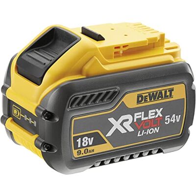 DeWalt DCB547-XJ FlexVolt Li-Ion XR reserveaccu met 18 V en 54 V/max 9,0 Ah. DeWalt DCB547-XJ FlexVolt Li-Ion XR reserveaccu met 18 V en 54 V/max 9,0 Ah.