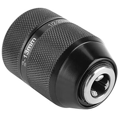 Yanmis Boorkop, metalen sleutelloze boorhouder 1/2-20UNF 13 mm zelfvergrendelende boorhouder voor boormachine zonder boren Yanmis Boorkop, metalen sleutelloze boorhouder 1/2-20UNF 13 mm zelfvergrendelende boorhouder voor boormachine zonder boren