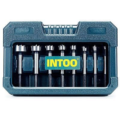 INTOO Forstner houtboorset, 8-delig INTOO Forstner houtboorset, 8-delig