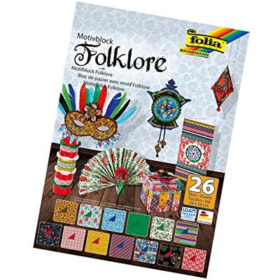 Folia Papierblok met motieven Folia Papierblok met motieven