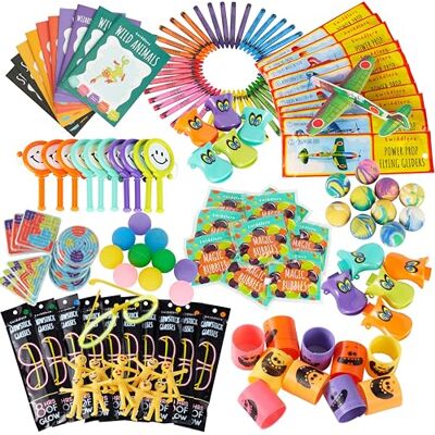 THE TWIDDLERS 120 premium feestspeelgoed voor kinderen – kermis, cadeauzakjes, verrassingszakjes, piñata, gastgeschenken, Pasen, beloningen in de klas THE TWIDDLERS 120 premium feestspeelgoed voor kinderen – kermis, cadeauzakjes, verrassingszakjes, piñata, gastgeschenken, Pasen, beloningen in de klas